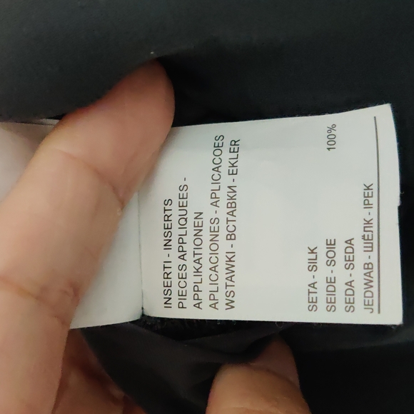 STEFANEL Grey fitted dress with silk lining - Picture 6 of 6